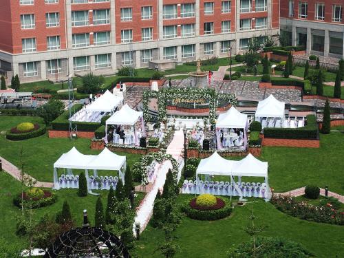 Zahrada ubytování Wyndham Beijing North