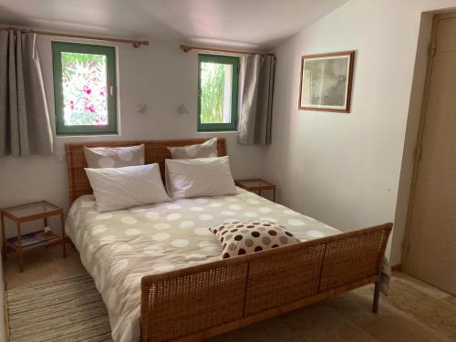 Llit o llits en una habitació de Mas du Valorgues