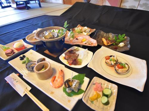Comida en el ryokan o alrededores