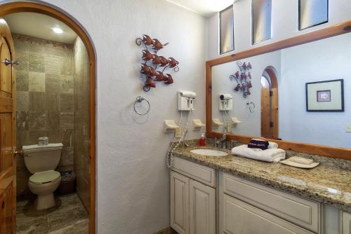 Koupelna v ubytování Marina Pinacate