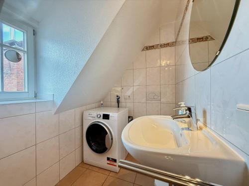 Vannituba majutusasutuses Ferienwohnung Doberauer - gemütliche Ferienwohnung im Herzen Lindaus