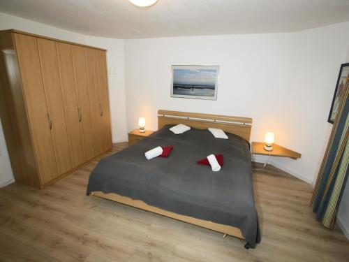 Katil atau katil-katil dalam bilik di Residenz Dünenweg