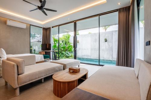 Ένα ή περισσότερα κρεβάτια σε δωμάτιο στο Titi House Villa 1 by Betterplace