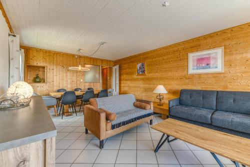 Χώρος καθιστικού στο Appartement Choucas