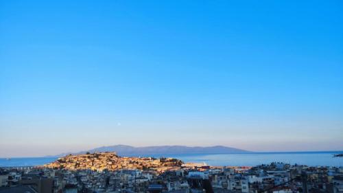a view of the city of athens from above at DS Port Seaview in Kavala