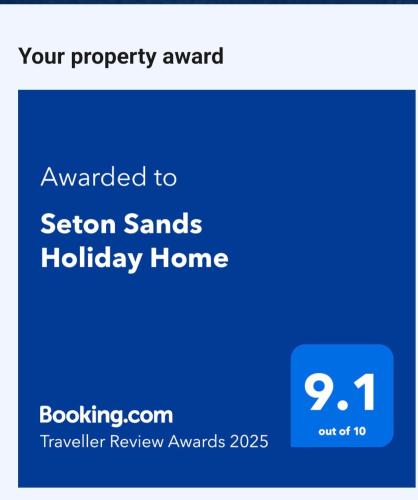 a screenshot of the visitor rewards holiday home website at Seton Sands Holiday Home in Port Seton