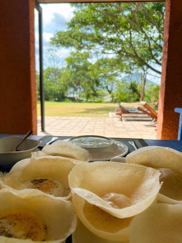 Jídlo v vily nebo okolí