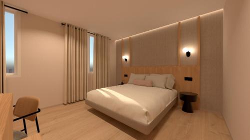 Postel nebo postele na pokoji v ubytování Hotel Las Rocas de Isla
