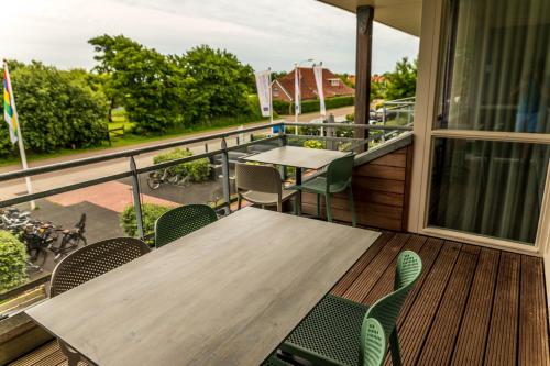 Balkón nebo terasa v ubytování Résidence Terschelling