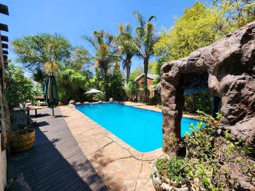 Πισίνα στο ή κοντά στο Mukurumanzi Lodge
