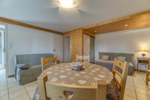 Χώρος καθιστικού στο Chalet Crocus