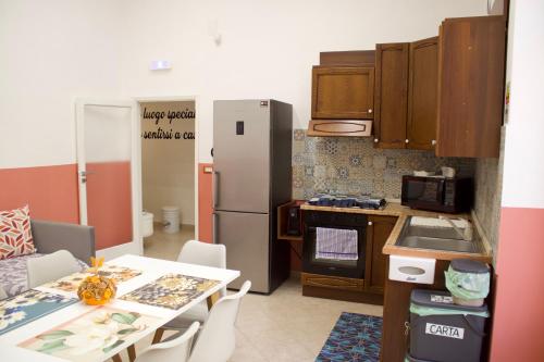 Dapur atau dapur kecil di Casa Leolisa