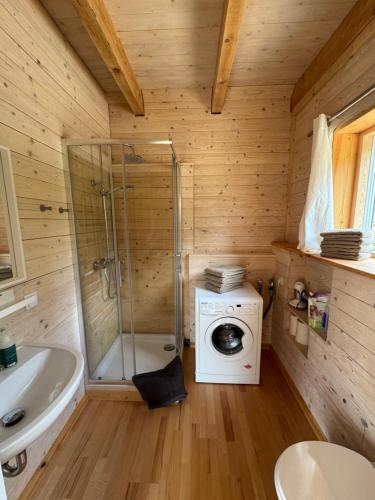 Ένα μπάνιο στο Gemütliches Tiny Haus auf dem Land