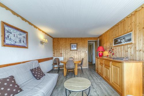 Χώρος καθιστικού στο Chalet Crocus
