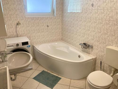 Koupelna v ubytování Szélcsend Apartman