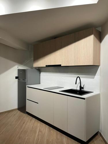 Η κουζίνα ή μικρή κουζίνα στο Emera Apartments