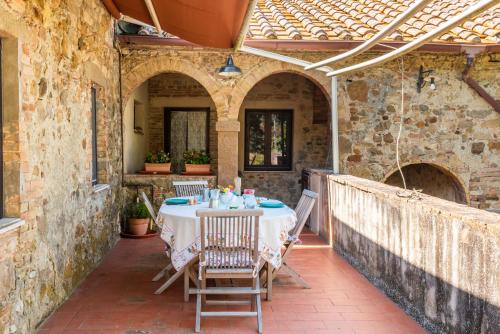 Αίθριο ή υπαίθριος χώρος στο Agriturismo Paugnano