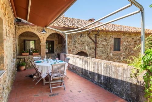 Αίθριο ή υπαίθριος χώρος στο Agriturismo Paugnano