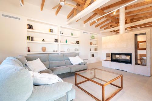 Χώρος καθιστικού στο Villa Lorena