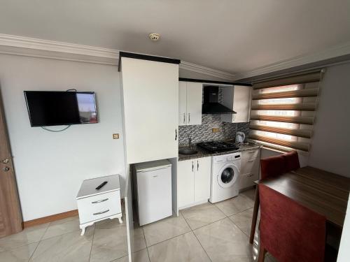 Dapur atau dapur kecil di Bektaş Residence