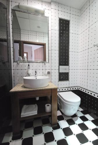 Koupelna v ubytování Hotel Piast Wrocław Centrum