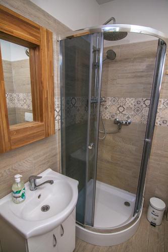 Ένα μπάνιο στο Apartamenty Widokowa Korbielów