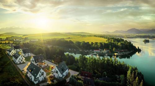 Landskap semula jadi dekat dengan resort