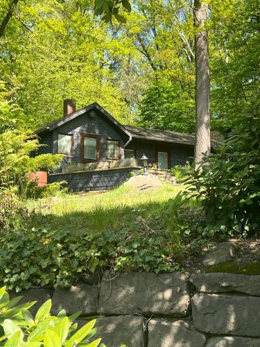 Zahrada ubytování Waldsaumhütte mit Ausblick