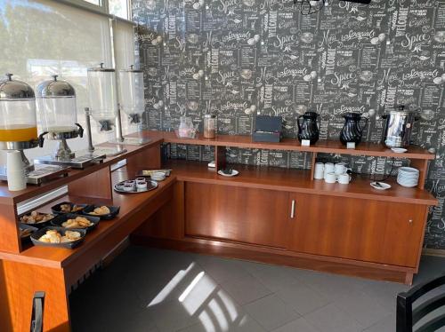 Příslušenství pro přípravu čaje a kávy v ubytování ACA Villa Bordeu