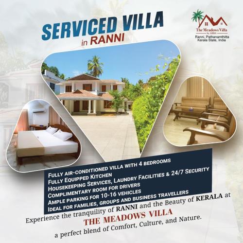 a flyer for a rented villa in rani at The Meadows Villa by ABBA in Rānī