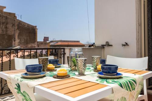 Ban công/sân hiên tại Terrazza Massimo UP