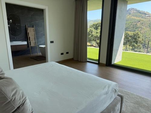 Villa with a private pool and spa