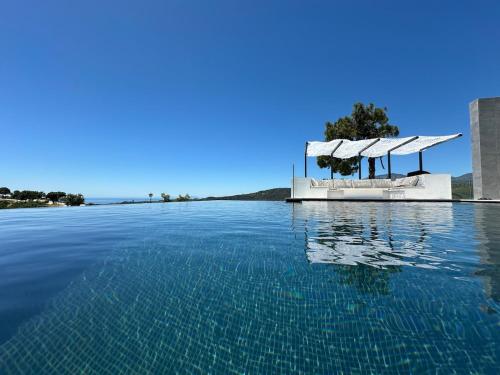 Villa with a private pool and spa