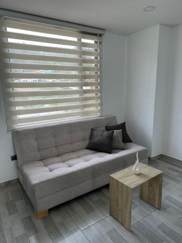 Posezení v ubytování Apartaestudio, Sogamoso, Boyacá