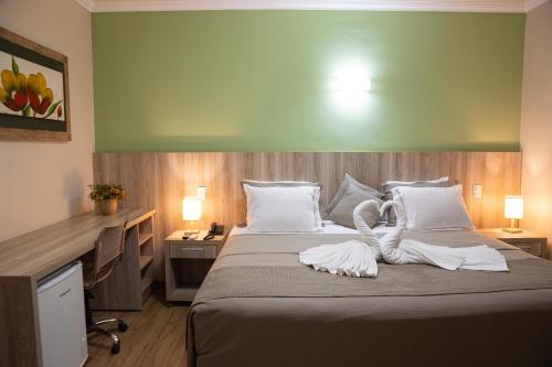 Hotel Jaguarにあるベッド