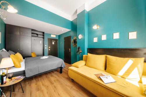 Postel nebo postele na pokoji v ubytování Hotel Praga 1885 by Wagnerstays