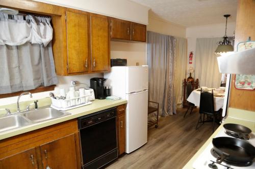 Η κουζίνα ή μικρή κουζίνα στο The Newly Renovated Vintage Home
