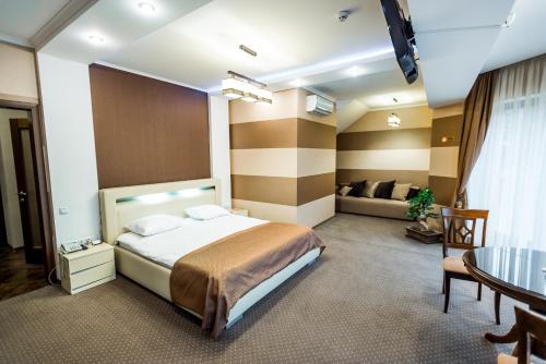 Hotel Complex Dachaにあるベッド