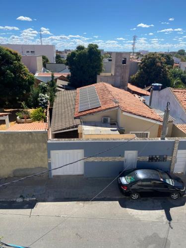 a car is parked in front of a house at KITNET ALICE - Conforto e aconchego em um só lugar in Bom Jesus da Lapa