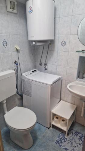 Koupelna v ubytování Grdelin