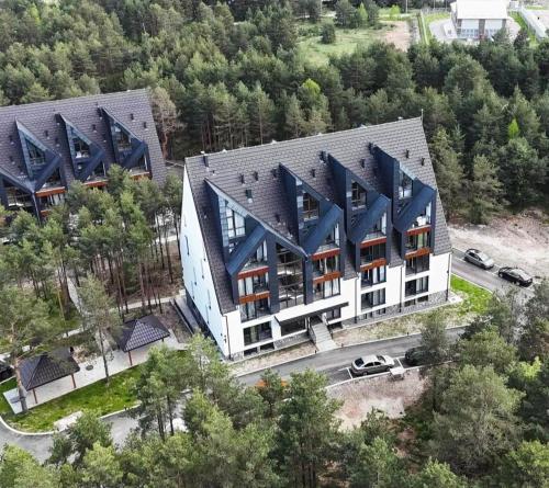 Bygningen som leiligheten ligger i