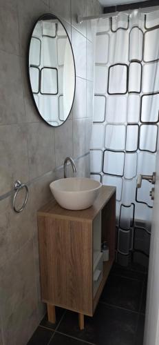 Et badeværelse på Departamento Semipiso nuevo en Mar del Plata