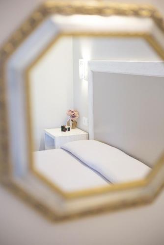 Postel nebo postele na pokoji v ubytování Podere Grandolfi B&B