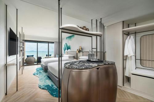 Кухня или мини-кухня в Pattaya Marriott Resort and Spa
