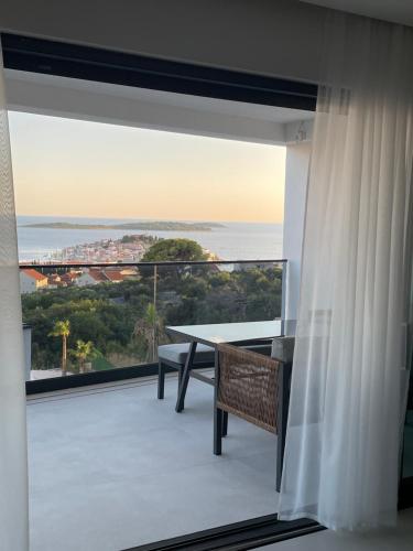 En generel havudsigt eller havudsigten taget fra lejligheden