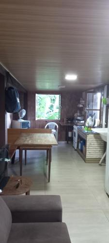 Χώρος καθιστικού στο Casa do canto das ondas