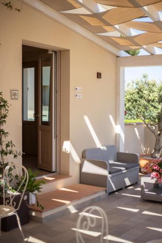 Posezení v ubytování Podere Grandolfi B&B