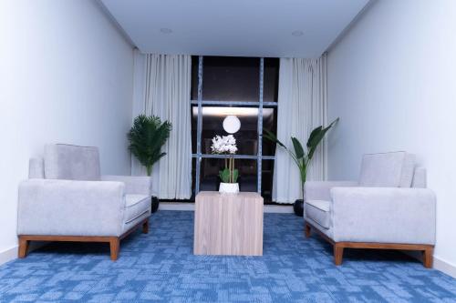 Ruang duduk di فندق نجمة مارينا Marina Star Hotel