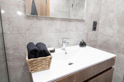 Koupelna v ubytování Magnífico apartamento