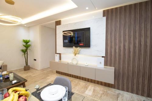 TV a/nebo společenská místnost v ubytování Magnífico apartamento